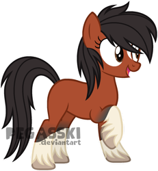 Size: 1024x1109 | Tagged: safe, artist:pegasski, derpibooru import, oc, oc:coco (pegasski), earth pony, pony, female, mare, simple background, solo, transparent background