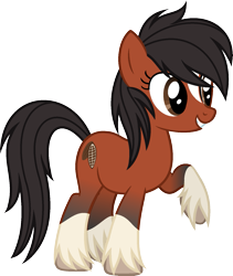 Size: 1383x1638 | Tagged: safe, artist:pegasski, derpibooru import, oc, oc:coco (pegasski), earth pony, pony, female, mare, simple background, solo, transparent background