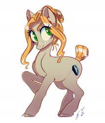 Size: 1616x1885 | Tagged: safe, artist:opalacorn, derpibooru import, oc, oc only, oc:absinthe hyacinthum, earth pony, pony, frown, solo