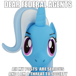 Size: 3840x3840 | Tagged: safe, artist:xppp1n, trixie, unicorn, female, mare, meme, ponified, ponified animal photo, ponified meme, simple background, solo, transparent background
