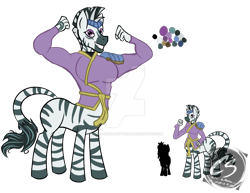 Size: 1024x792 | Tagged: safe, artist:adhiguna, artist:johnathon-matthews, derpibooru import, oc, oc:bang the zebrataur, oc:mountain dew, anthro, centaur, human, kirin, ponytaur, taur, zebra, anthro centaur, commission, deviantart watermark, humanized, obtrusive watermark, reference sheet, simple background, transparent background, watermark, zebrataur