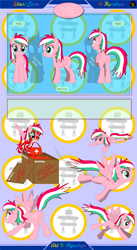 Size: 6751x12301 | Tagged: safe, artist:kyoshyu, derpibooru import, oc, oc:shuri cane, pegasus, pony, absurd resolution, butt, clothes, crate, female, first aid kit, flight suit, mare, mouth hold, plot, reference sheet, solo