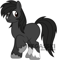 Size: 1024x1077 | Tagged: safe, artist:pegasski, derpibooru import, oc, oc:traveller, earth pony, pony, male, simple background, solo, stallion, transparent background