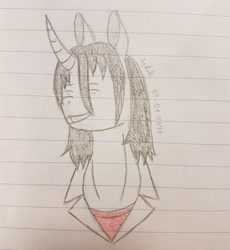 Size: 3024x3294 | Tagged: safe, artist:agdapl, derpibooru import, pony, unicorn, bust, clothes, eyes closed, grin, high res, horn, lined paper, male, nurse, signature, simple background, smiling, solo, stallion, team fortress 2, traditional art