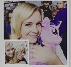 Size: 750x701 | Tagged: safe, derpibooru import, twilight sparkle, melissa joan hart, meta, plushie, smiling, tara strong, twitter