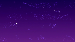 Size: 1280x720 | Tagged: safe, derpibooru import, screencap, the mane attraction, background, night, no pony, scenic ponyville, sky, stars