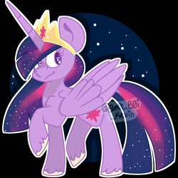 Size: 1000x1000 | Tagged: safe, artist:sm0lb0ikevin, derpibooru import, princess twilight 2.0, twilight sparkle, twilight sparkle (alicorn), alicorn, pony, the last problem, crown, female, jewelry, mare, older, older twilight, regalia, solo