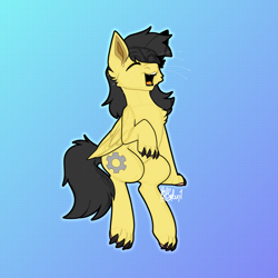 Size: 2500x2500 | Tagged: safe, artist:lionbun1, derpibooru import, oc, oc:gear, cat, cat pony, original species, pegasus, claws, cute, high res, meow, ocbetes, patreon, patreon reward, paws