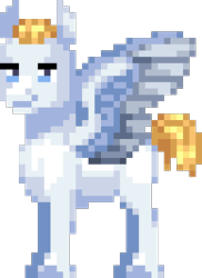 Size: 192x264 | Tagged: safe, artist:agdapl, derpibooru import, pegasus, pony, male, pixel art, ponified, simple background, smiling, soldier, solo, stallion, team fortress 2, transparent background, two toned wings, wings