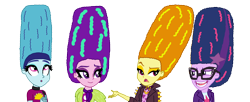 Size: 6000x2448 | Tagged: safe, artist:bigpurplemuppet99, derpibooru import, adagio dazzle, aria blaze, sci-twi, sonata dusk, twilight sparkle, equestria girls, beehive hairdo, the dazzlings