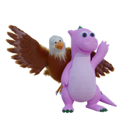 Size: 1080x1080 | Tagged: artist needed, safe, derpibooru import, spike (g1), 3d, 3d model, feather, irl, photo, rtx, simple background, transparent background, weston, wings