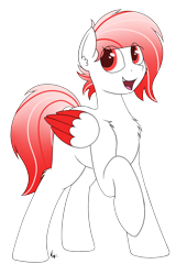 Size: 1500x2200 | Tagged: safe, artist:ponynamedmixtape, derpibooru import, oc, oc only, oc:deepest apologies, pegasus, pony, pegasus oc, raised hoof, raised leg