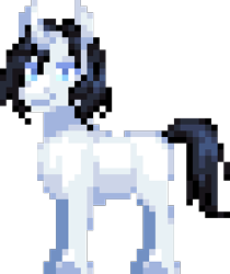 Size: 222x264 | Tagged: safe, artist:agdapl, derpibooru import, pony, unicorn, male, medic, nurse, pixel art, ponified, simple background, smiling, solo, stallion, team fortress 2, transparent background