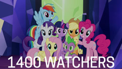 Size: 1280x720 | Tagged: safe, derpibooru import, edit, edited screencap, editor:quoterific, screencap, applejack, fluttershy, pinkie pie, rainbow dash, rarity, spike, twilight sparkle, twilight sparkle (alicorn), alicorn, dragon, earth pony, pegasus, pony, unicorn, twilight's kingdom, applejack's hat, clothes, cowboy hat, cute, dashabetes, diapinkes, female, hat, jackabetes, looking at you, male, mane six, mare, raribetes, shyabetes, smiling, smiling at you, spikabetes, stallion, twiabetes, twilight's castle