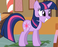 Size: 1068x867 | Tagged: safe, derpibooru import, screencap, twilight sparkle, unicorn twilight, pony, unicorn, lesson zero, cropped, cute, female, mare, smiling, solo, twiabetes