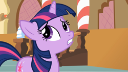 Size: 1920x1080 | Tagged: safe, derpibooru import, screencap, twilight sparkle, unicorn twilight, pony, unicorn, lesson zero, female, mare, solo