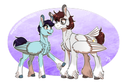 Size: 1656x1101 | Tagged: safe, artist:inuhoshi-to-darkpen, derpibooru import, oc, oc:white canvas, pegasus, female, pegasus oc, siblings, sisters