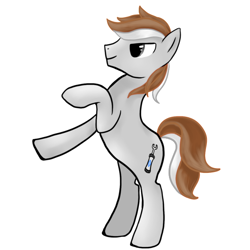 Size: 580x580 | Tagged: safe, artist:starccec, derpibooru import, oc, oc:斑仔, earth pony, male, simple background, white background