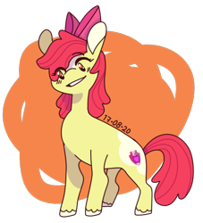 Size: 640x705 | Tagged: safe, artist:thesehorsesaregay, derpibooru import, apple bloom, female, filly, solo