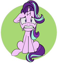 Size: 1500x1632 | Tagged: safe, artist:shadowblazearts, derpibooru import, starlight glimmer, pony, unicorn, ears, female, floppy ears, gritted teeth, simple background, sitting, solo, transparent background, worried