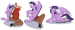 Size: 3483x1400 | Tagged: safe, artist:acesential, artist:tf-sential, twilight sparkle, alicorn, ring, transformation
