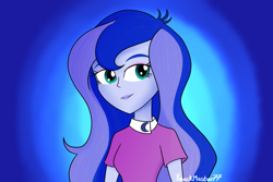 Size: 3000x2000 | Tagged: safe, artist:knackmaster77, derpibooru import, princess luna, vice principal luna, equestria girls, female, high res, looking at you, smiling, smiling at you, solo