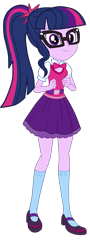 Size: 1772x4947 | Tagged: safe, artist:gmaplay, derpibooru import, sci-twi, twilight sparkle, equestria girls, movie magic, spoiler:eqg specials, clothes, cute, female, glasses, sci-twi outfits, sci-twiabetes, simple background, solo, sweet dreams fuel, transparent background, twiabetes, vector