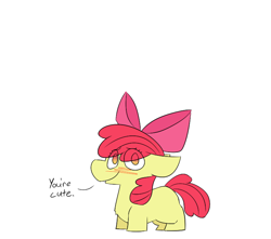 Size: 754x668 | Tagged: safe, artist:input-command, apple bloom, female, filly, solo