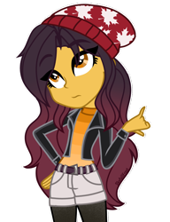 Size: 1448x1888 | Tagged: safe, artist:skyfallfrost, derpibooru import, oc, oc:autumn spice, equestria girls, clothes, female, simple background, solo, transparent background