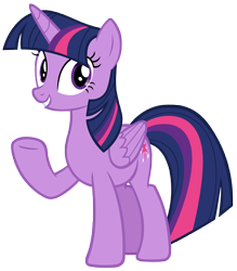 Size: 6467x7398 | Tagged: safe, artist:andoanimalia, derpibooru import, twilight sparkle, alicorn, pony, non-compete clause, female, raised hoof, raised leg, simple background, solo, teeth, transparent background, vector