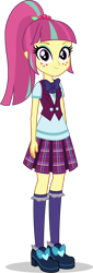 Size: 1695x4998 | Tagged: safe, artist:sebisscout1997, derpibooru import, sour sweet, equestria girls, friendship games, bowtie, clothes, crystal prep academy, crystal prep academy uniform, crystal prep shadowbolts, female, freckles, high res, looking at you, pleated skirt, ponytail, school uniform, simple background, skirt, smiling, smiling at you, solo, transparent background, vector