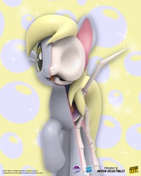 Size: 1639x2048 | Tagged: safe, derpibooru import, part of a set, derpy hooves, pegasus, pony, 3d render, bone, dissectibles, female, freeny's hidden dissectibles, mare, merchandise, my little pony logo, official, organs, poster, skeleton, solo