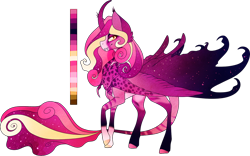 Size: 1280x800 | Tagged: safe, artist:velnyx, derpibooru import, oc, oc:alpenglow, changepony, hybrid, female, simple background, solo, transparent background