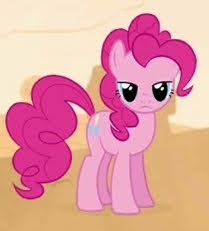 Size: 209x231 | Tagged: safe, derpibooru import, pinkie pie, earth pony, pony, app, female, frown, game, gameloft, looking at you, mare, mobile game, pinkie pie is not amused, solo, unamused, when she doesn't smile