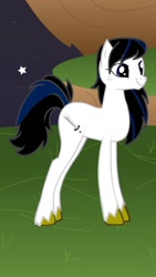 Size: 828x1472 | Tagged: safe, derpibooru import, oc, oc:amori, earth pony, pony, pony creator, black mane, blue mane, cutie mark, female, mother, white fur, wife