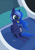 Size: 988x1394 | Tagged: safe, artist:dusthiel, derpibooru import, princess luna, alicorn, earth pony, pony, :p, atg 2021, bed, cookie, cookie jar, cute, female, food, lunabetes, mare, mouth hold, newbie artist training grounds, tongue, tongue out