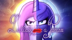 Size: 1280x720 | Tagged: safe, artist:warpout, derpibooru import, edit, princess celestia, princess luna, 1000 hours in ms paint, angry, bad edit, ears, floppy ears, lipstick, looking at you