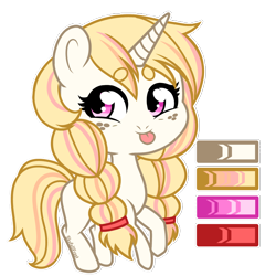 Size: 1448x1448 | Tagged: safe, artist:skyfallfrost, derpibooru import, oc, pony, unicorn, chibi, female, mare, reference, simple background, solo, tongue, tongue out, transparent background