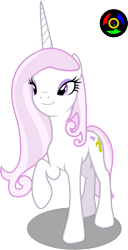 Size: 1353x2634 | Tagged: safe, artist:kyoshyu, derpibooru import, fleur-de-lis, pony, simple background, solo, transparent background