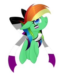 Size: 629x761 | Tagged: safe, artist:starflightsparkleyt, derpibooru import, oc, oc:lightning chaser, pony, female, mare, pride, pride flag, simple background, solo, transparent background