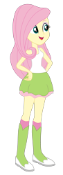Size: 1254x3458 | Tagged: safe, artist:gmaplay, derpibooru import, edit, edited screencap, screencap, fluttershy, equestria girls, boots, clothes, not a vector, shoes, solo