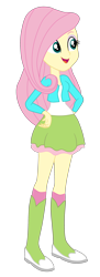 Size: 1254x3458 | Tagged: safe, alternate version, artist:gmaplay, derpibooru import, edit, edited screencap, screencap, fluttershy, equestria girls, boots, clothes, not a vector, shoes, solo