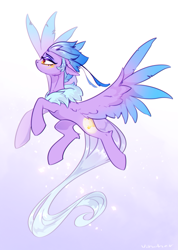 Size: 2979x4182 | Tagged: safe, artist:vincher, derpibooru import, oc, oc only, oc:empyrea, pegasus, pony, feather, female, mare, solo, wings