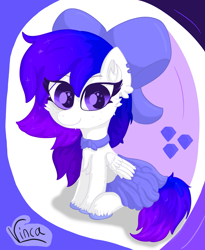 Size: 2195x2678 | Tagged: safe, artist:vinca, derpibooru import, oc, pegasus, pony, sitting, solo, wings