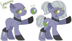 Size: 1024x588 | Tagged: safe, artist:werewolfpoison, derpibooru import, limestone pie, pony, bald, knife, simple background, solo, transparent background