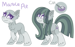 Size: 1024x645 | Tagged: safe, artist:werewolfpoison, derpibooru import, marble pie, pony, bald, simple background, solo, transparent background