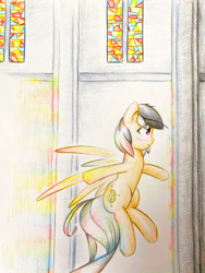 Size: 1920x2560 | Tagged: safe, artist:stardust0130, derpibooru import, daring do, pegasus, pony, female, flying, mare, solo