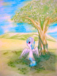 Size: 1920x2560 | Tagged: safe, artist:stardust0130, derpibooru import, cotton cloudy, pegasus, pony, female, filly, solo, spread wings, wings