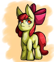 Size: 1350x1543 | Tagged: safe, artist:kyouman1010, derpibooru import, apple bloom, female, filly, solo