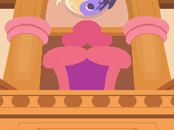 Size: 256x192 | Tagged: safe, artist:creepa-bot inc., derpibooru import, part of a set, ace attorney, background, court, courtroom, elements of justice, no pony, pixel art
